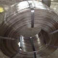High-strength flat wire for press winding